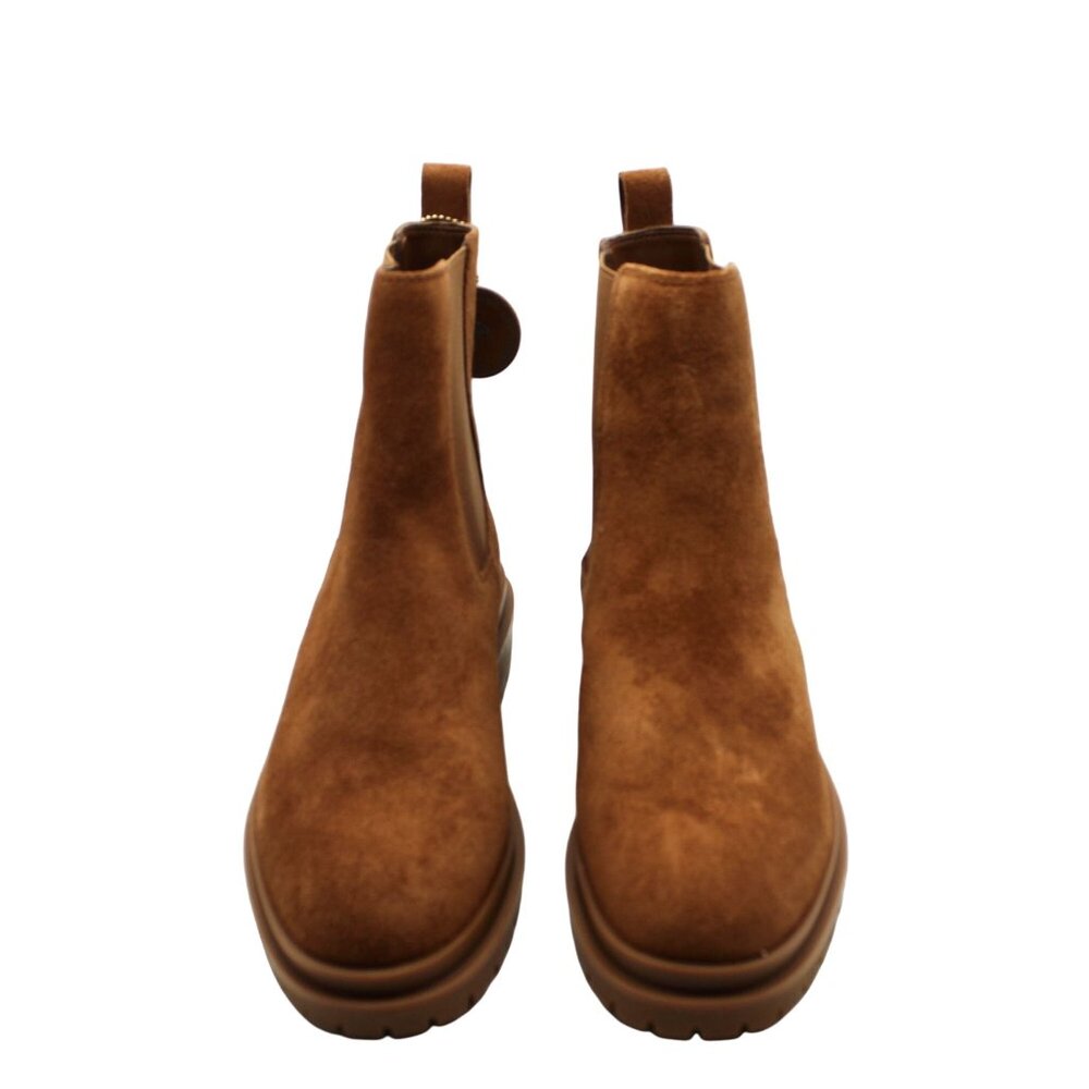 Lauren Ralph Lauren Womens Leather Ankle Booties - Picture 2 of 8